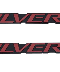 Emblemas de letras adhesivas en relieve 3D y resistentes