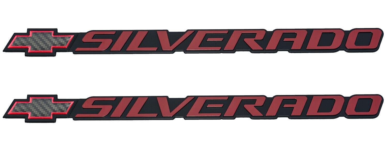 Emblemas de letras adhesivas en relieve 3D y resistentes