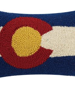 Almohada de Gancho de Bandera de Colorado de Peking