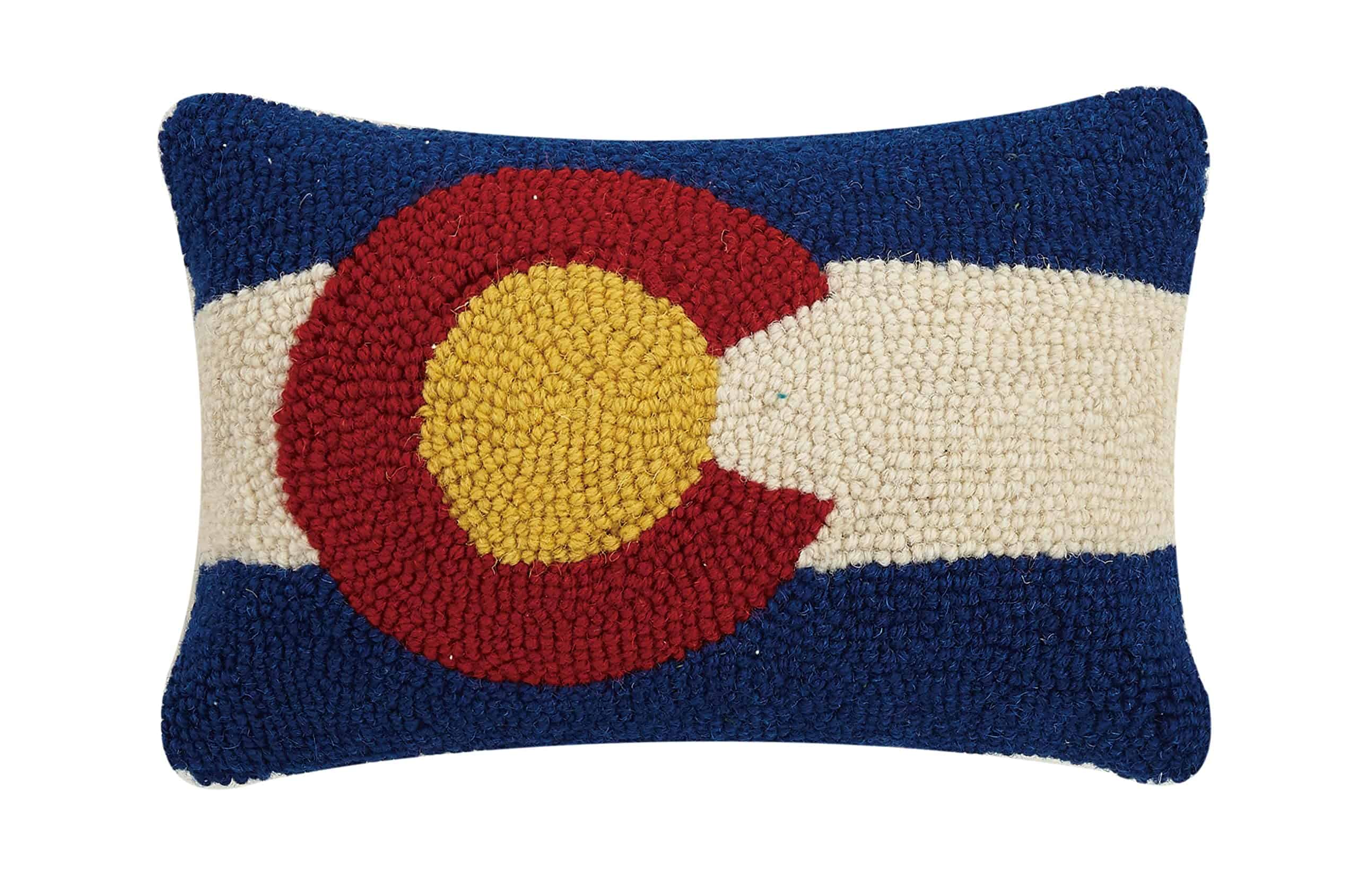 Almohada de Gancho de Bandera de Colorado de Peking