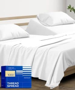 Juego de sábanas dividido de algodón egipcio puro Thread