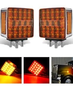 Par de Luces de Remolque Cuadradas de Doble Cara Nilight