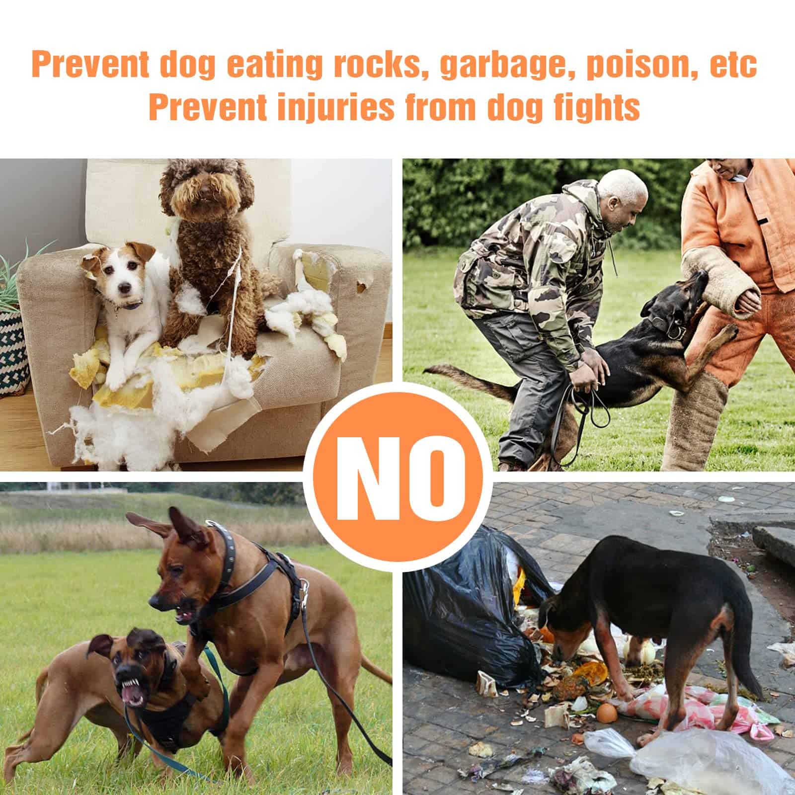 Bozal para Perros, Canasta Metálica Facial para Perros, - Imagen 6