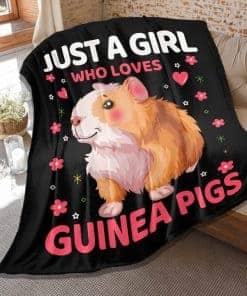 Manta para Cobayas Regalos para Niñas, Solo Chica que Ama a