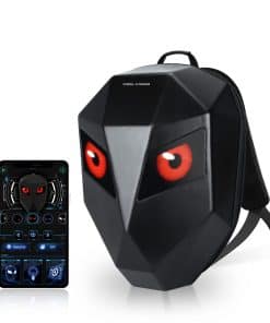 Mochila de Casco Crelander, Mochila de Moto Programable con