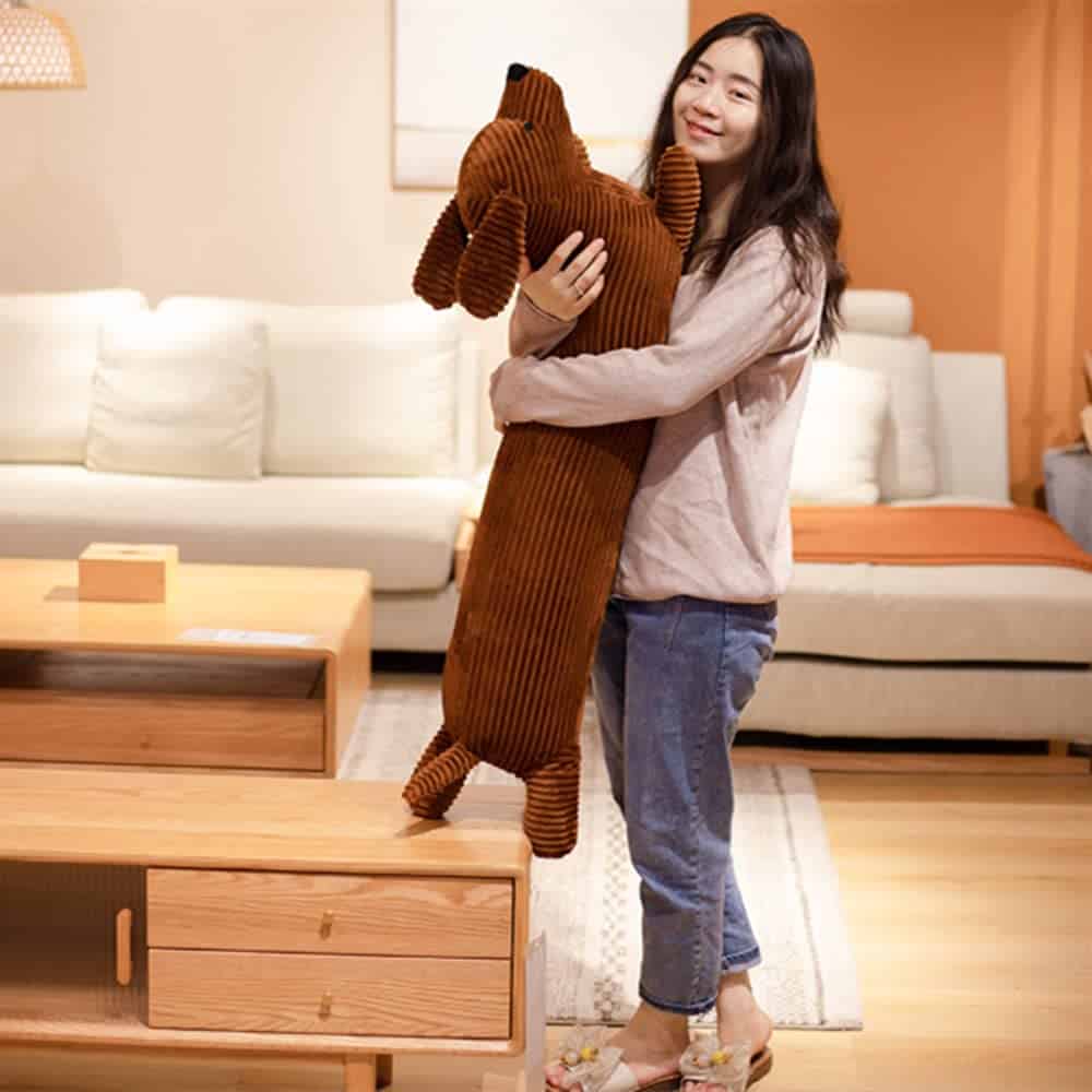 YUDONG 43" Peluches de Perro Almohada Grande de Peluche de - Imagen 5