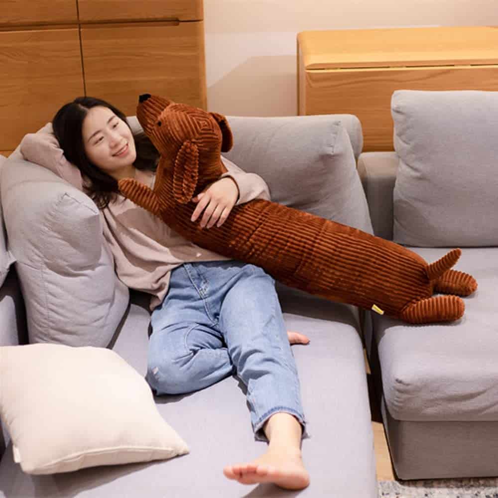 YUDONG 43" Peluches de Perro Almohada Grande de Peluche de - Imagen 6