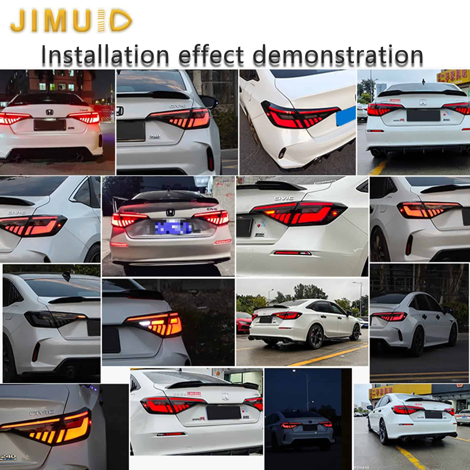 JIMUID Luz Trasera LED para Civic Sedan 10ª Generación - Imagen 8
