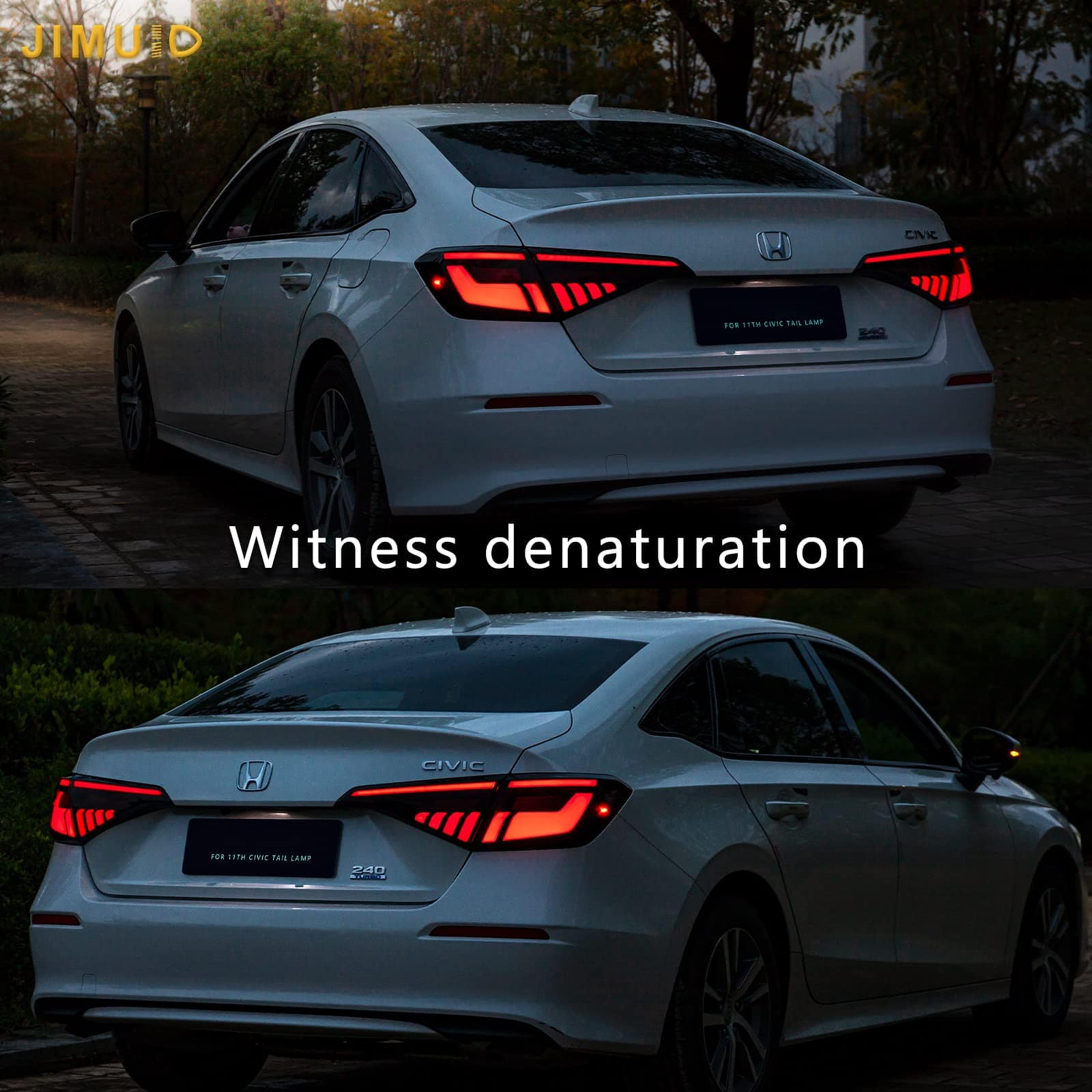 JIMUID Luz Trasera LED para Civic Sedan 10ª Generación - Imagen 5