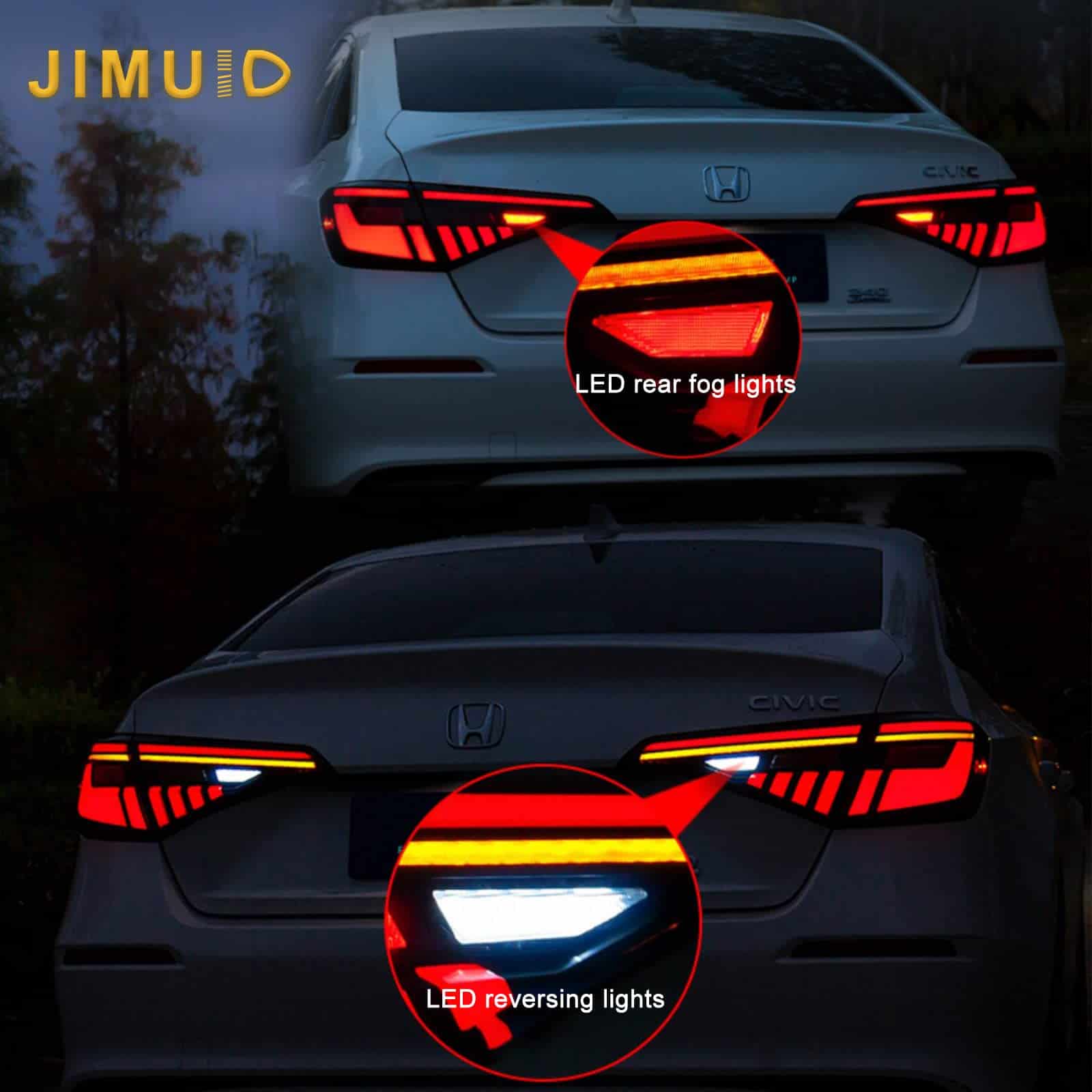 JIMUID Luz Trasera LED para Civic Sedan 10ª Generación - Imagen 6
