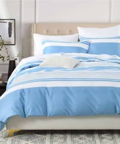 Funda de Edredón a Rayas Bedduvit King - Funda de Edredón