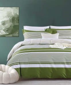 Funda de Edredón a Rayas Bedduvit - Tamaño King 100%