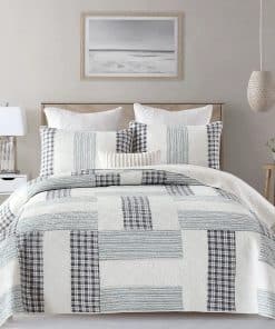 Colcha Queen Size Finlonte 100% Algodón Suave y Ligera