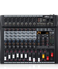 ZRAMO ZM80 Mesa de Mezclas de 8 Canales de Estudio Karaoke