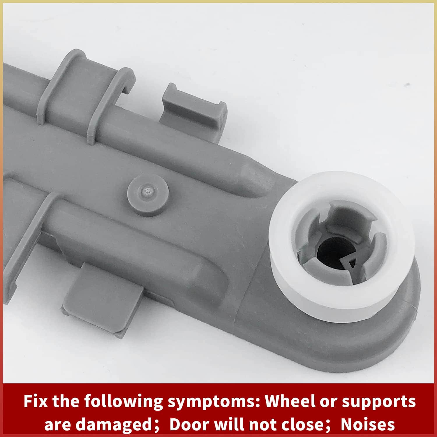 4 piezas 8268785 Rueda de Rack Superior de Lavavajillas - Imagen 6