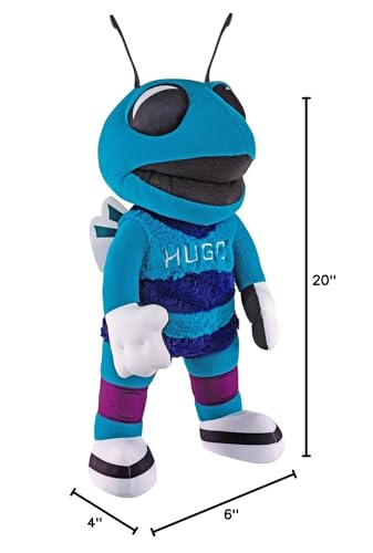 Peluche gigante de 20" del mascote Hugo de los Charlotte - Imagen 8