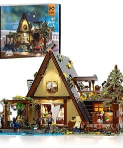 Set de Construcción de Bloques de Iluminación de Cabaña