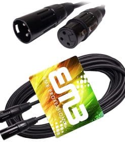 Cable de altavoz blindado profesional EMB Audio XLR macho a