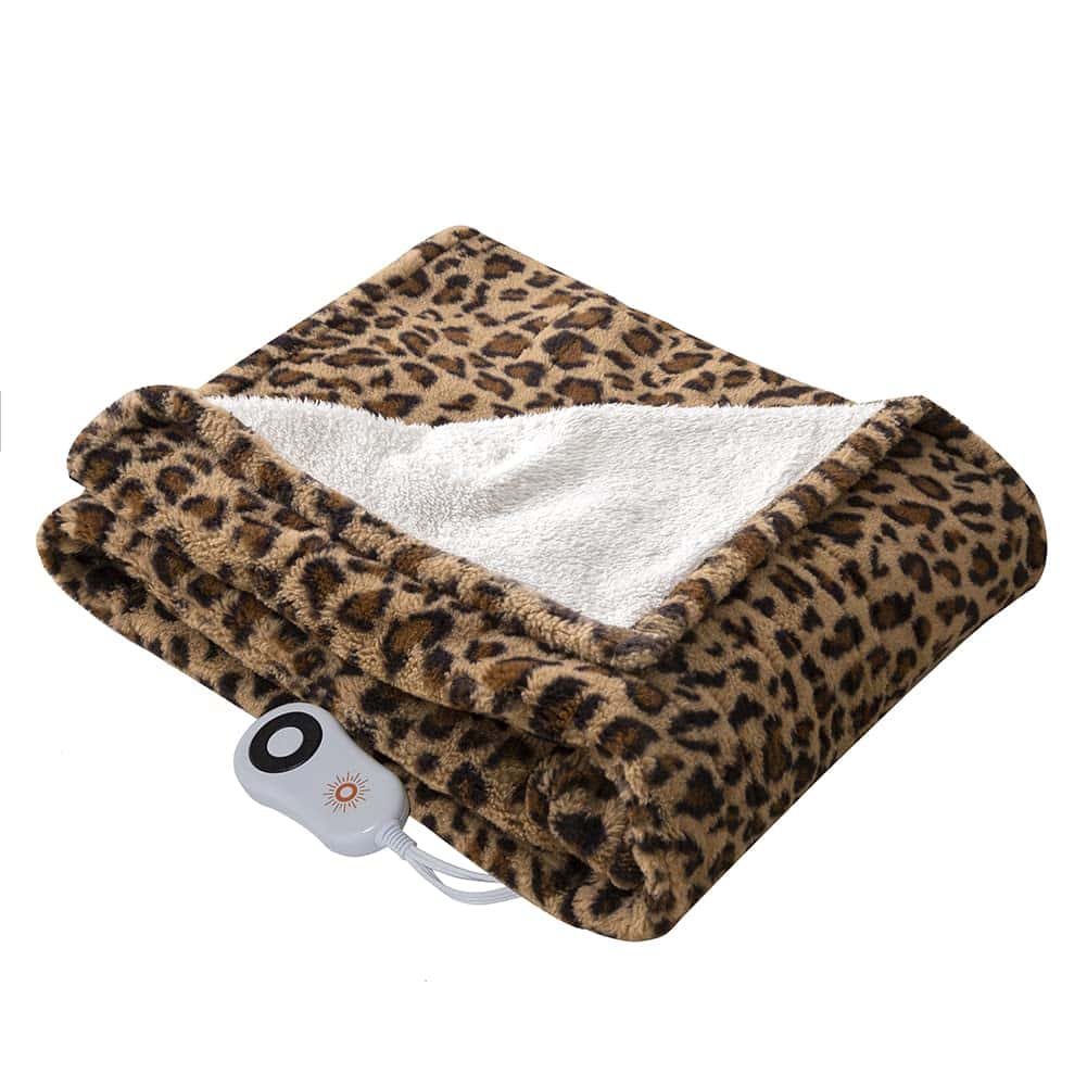 STONECREST Manta Eléctrica Reversible con -Leopardo