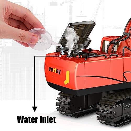 VERTOY Excavadora de Control Remoto para Niños - Mejores - Imagen 8