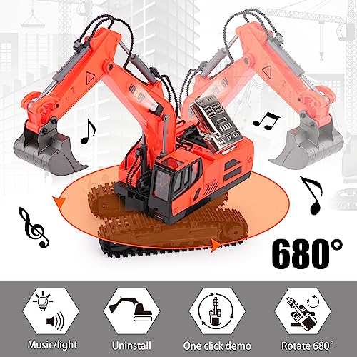 VERTOY Excavadora de Control Remoto para Niños - Mejores - Imagen 3