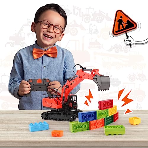 VERTOY Excavadora de Control Remoto para Niños - Mejores - Imagen 6