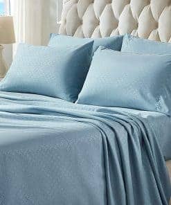 Juego de Sábanas de Lujo SLEEP ZONE con Estampado de Trébol