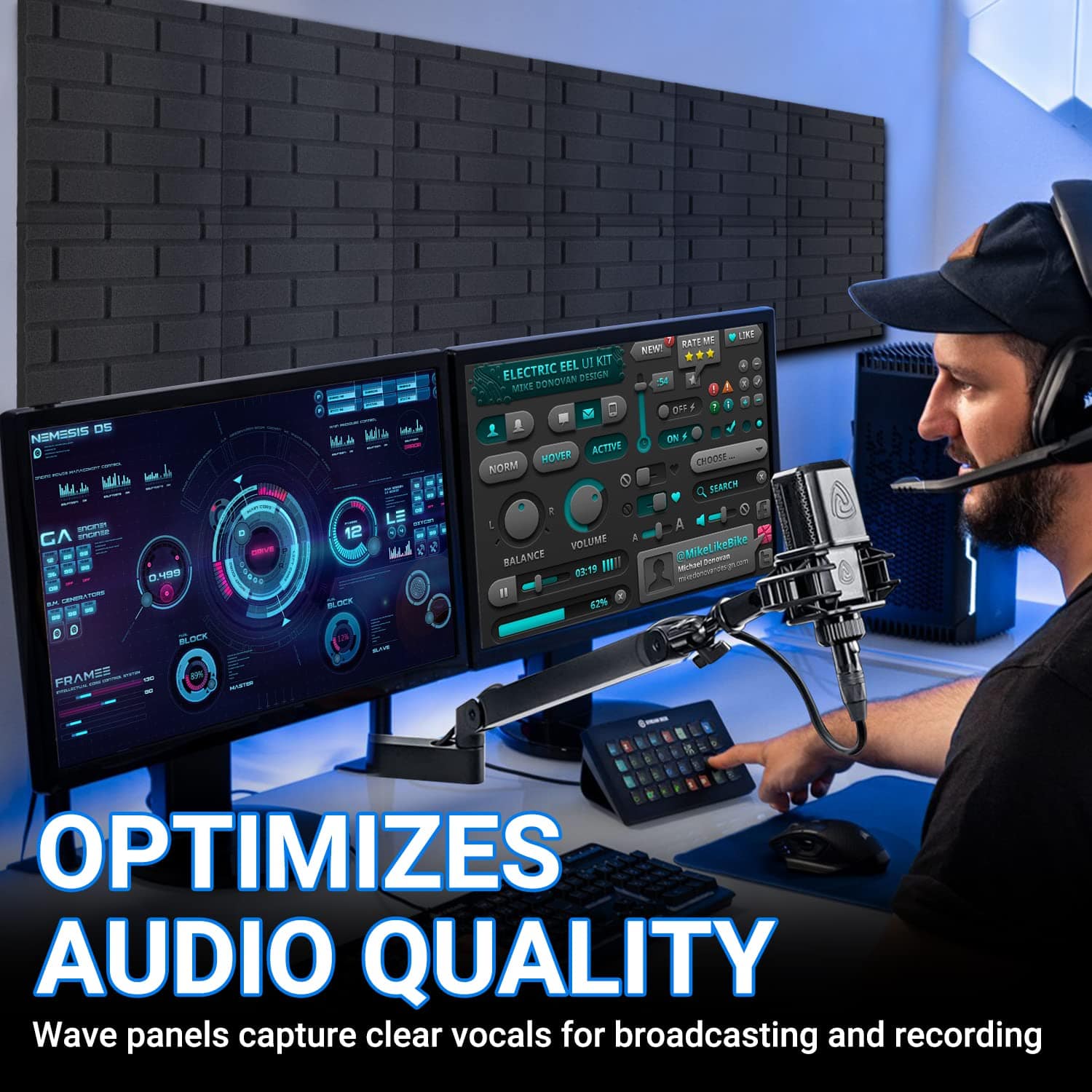 Paneles de Espuma Insonorizante Topnaca, Paneles de Pared - Imagen 9