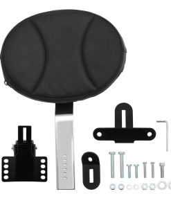 Asiento de respaldo ajustable para motocicleta para