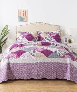 Juego de Edredón Queen Size HoneiLife - 3 Piezas Juego de