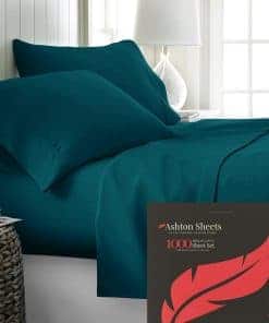 Juego de sábanas Queen Ashton 100% algodón egipcio - 1000