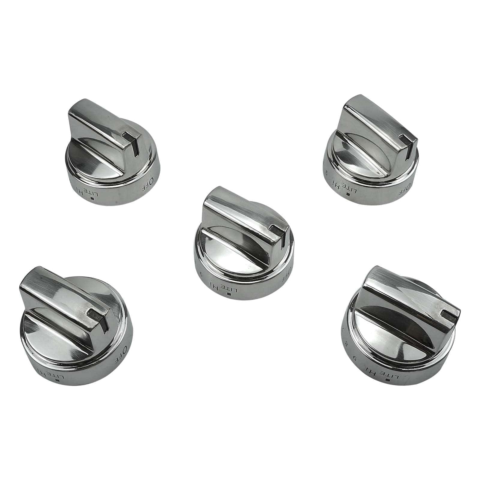 Perillas de control de acero inoxidable mejoradas de