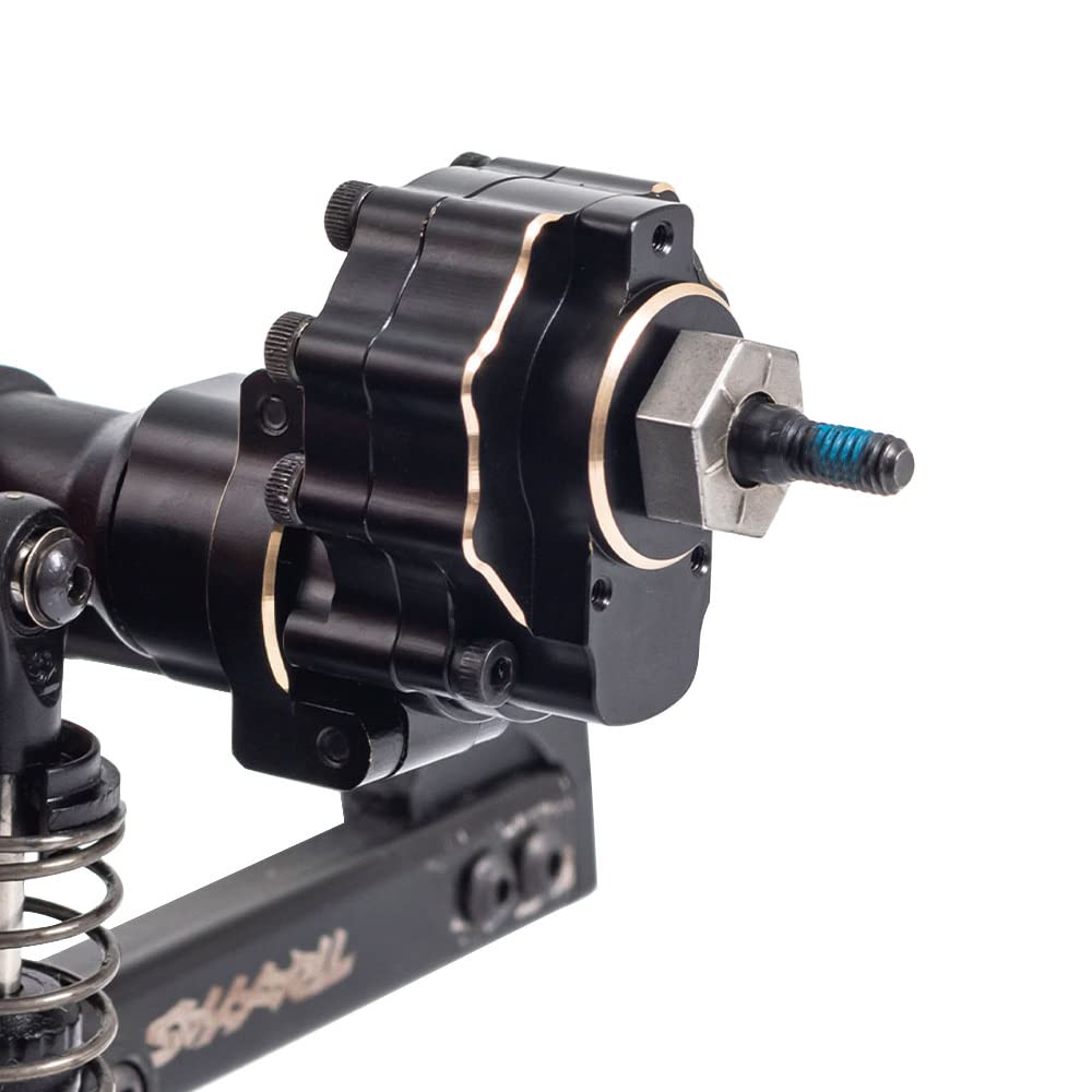 TRX4 Contrapeso de Latón Recubierto en Negro Carcasa de Eje - Imagen 8