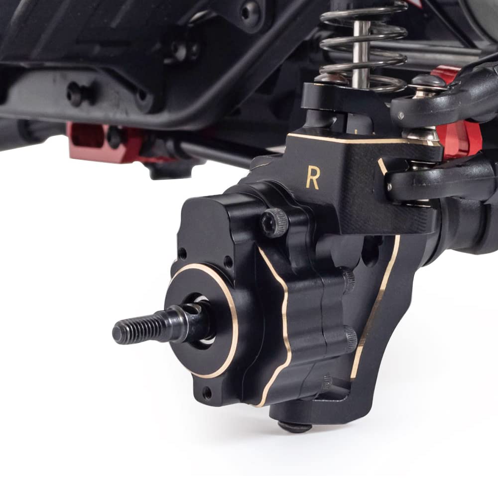 TRX4 Contrapeso de Latón Recubierto en Negro Carcasa de Eje - Imagen 9