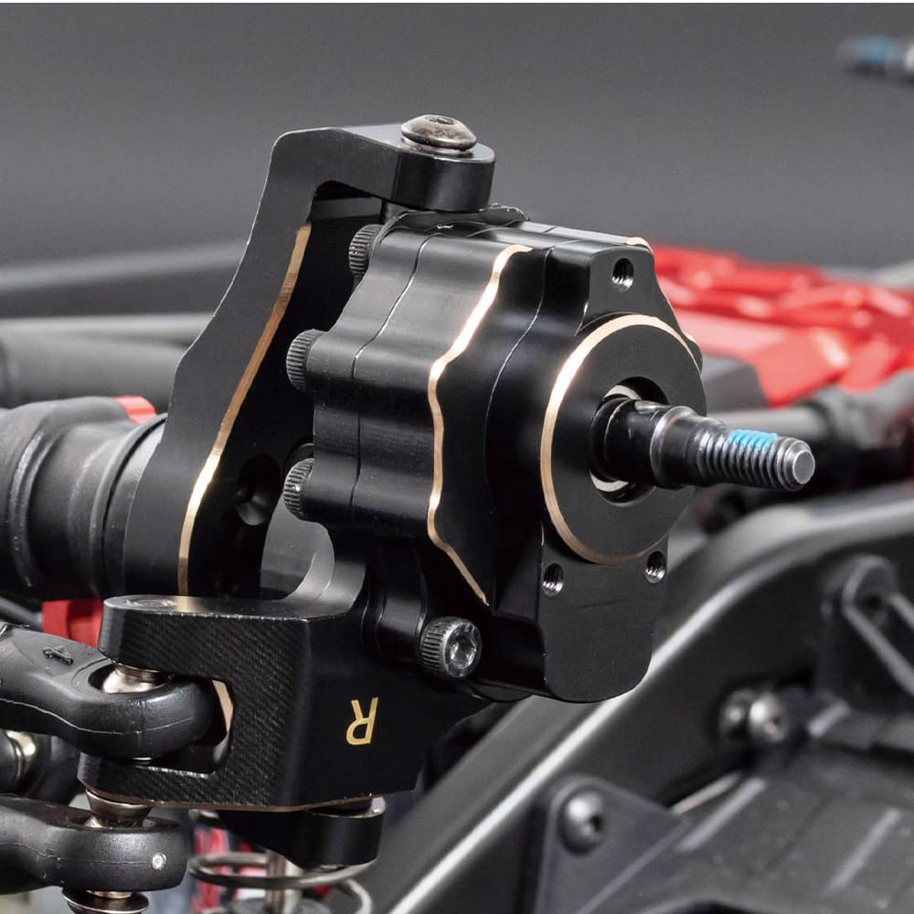 TRX4 Contrapeso de Latón Recubierto en Negro Carcasa de Eje - Imagen 7