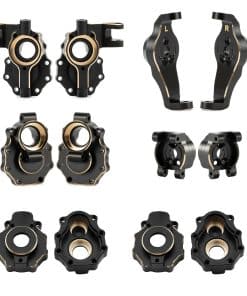 TRX4 Contrapeso de Latón Recubierto en Negro Carcasa de Eje