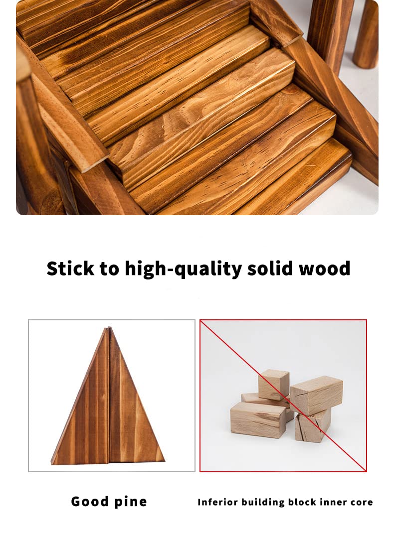 Conjunto de Grandes Bloques de Construcción de Madera - Imagen 9