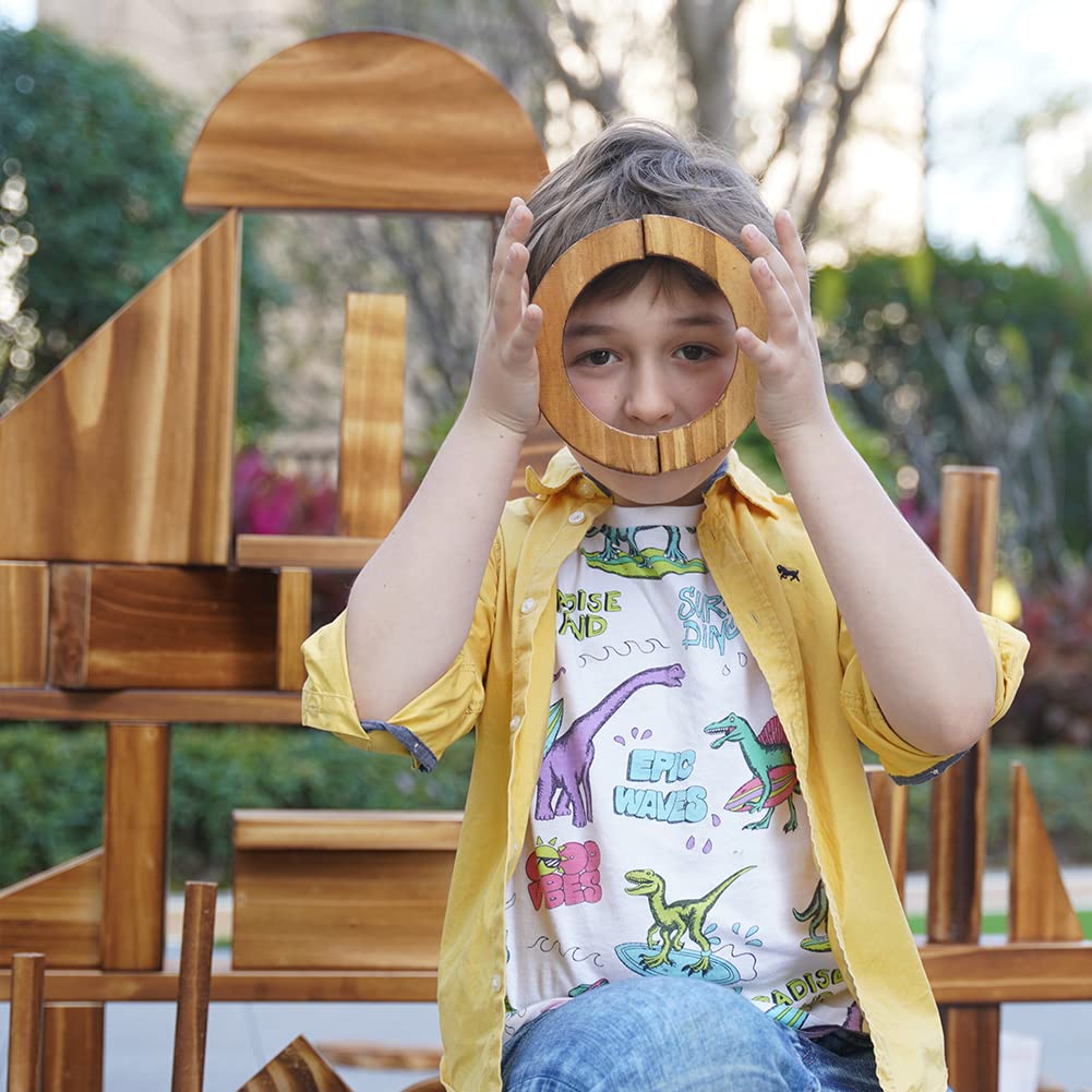 Conjunto de Grandes Bloques de Construcción de Madera - Imagen 6