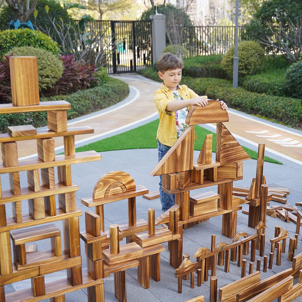Conjunto de Grandes Bloques de Construcción de Madera - Imagen 5