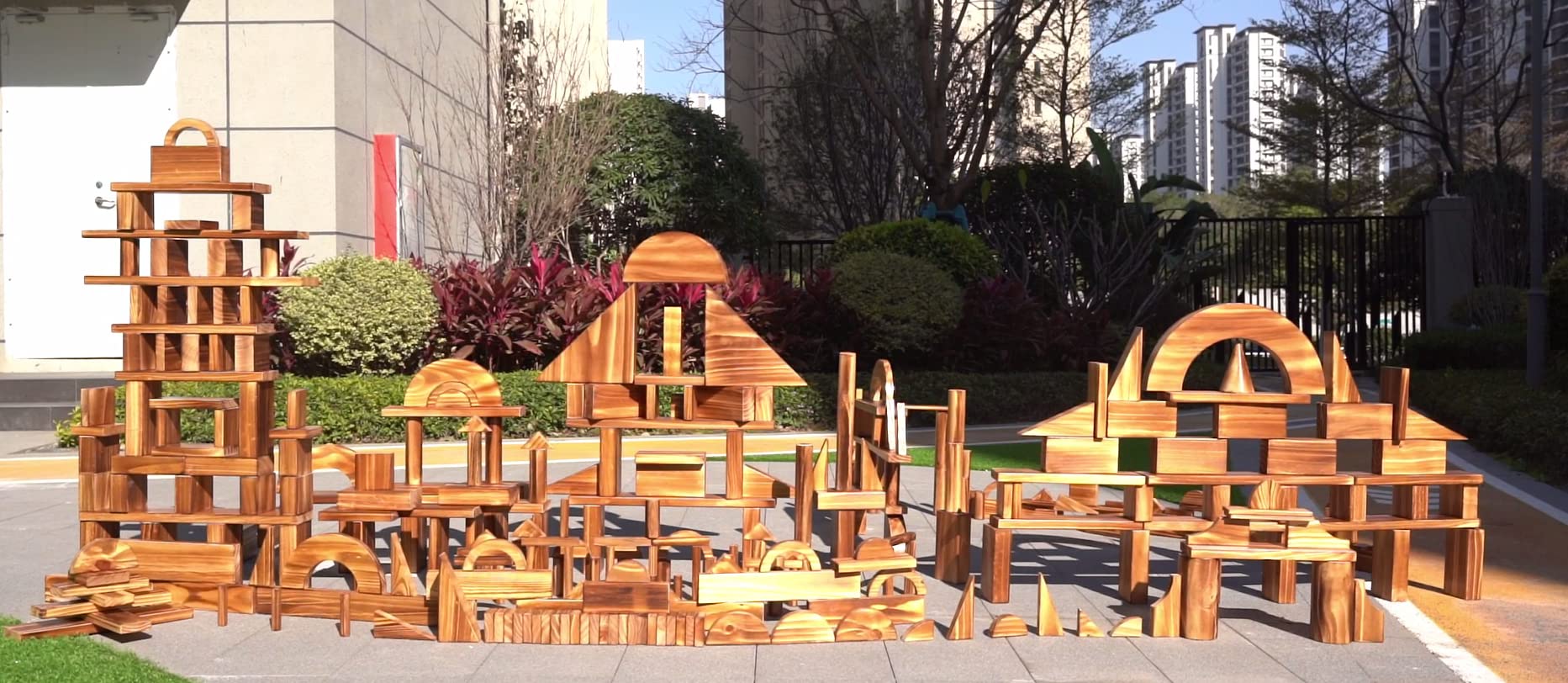 Conjunto de Grandes Bloques de Construcción de Madera - Imagen 4