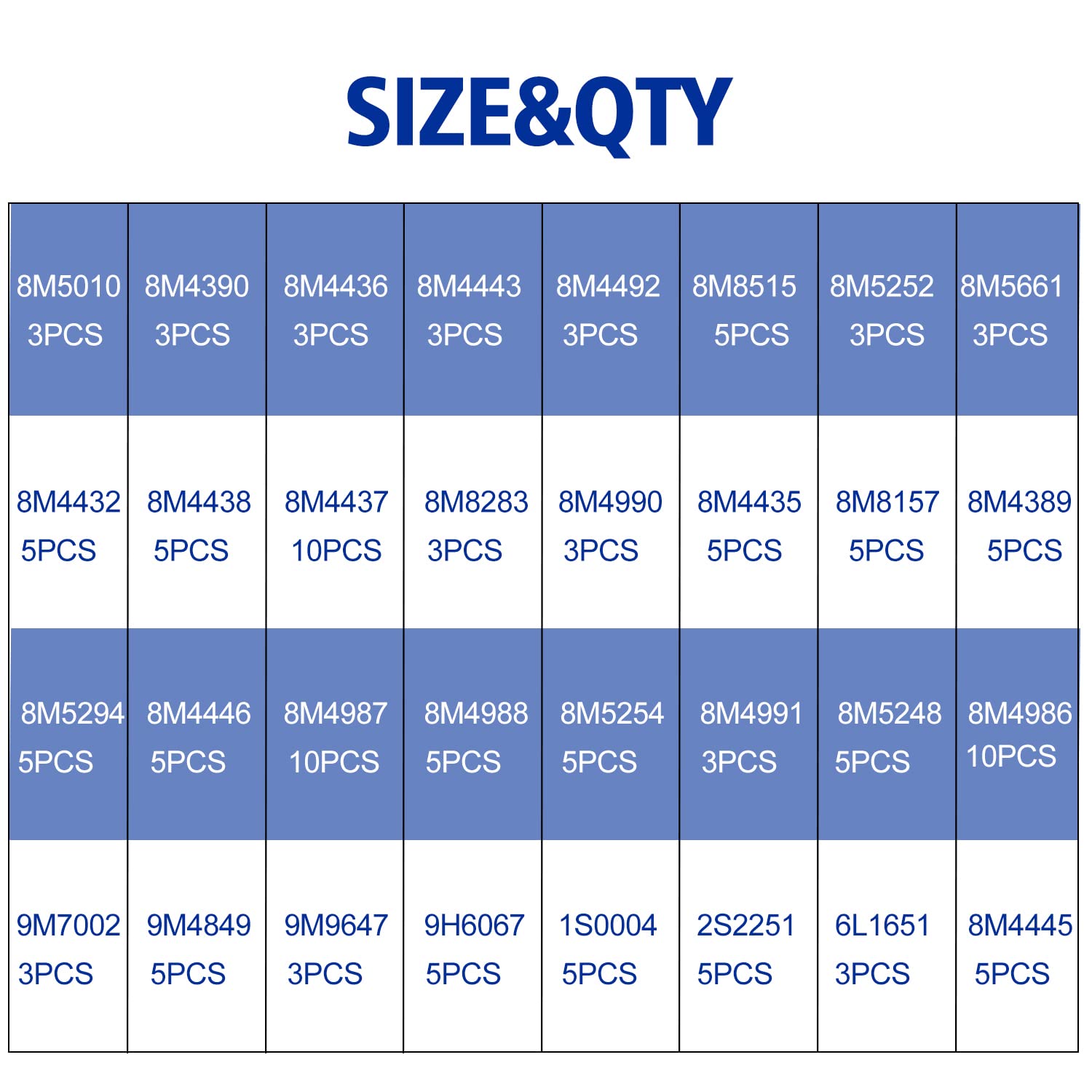 Juego de Juntas tóricas BUSY-CORNER 4C-8253, Silicona 90, - Imagen 3