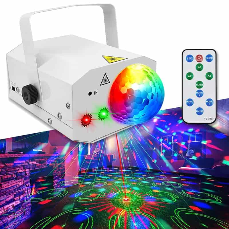 Luces de Discoteca baiamser Luces de Fiesta de Metal