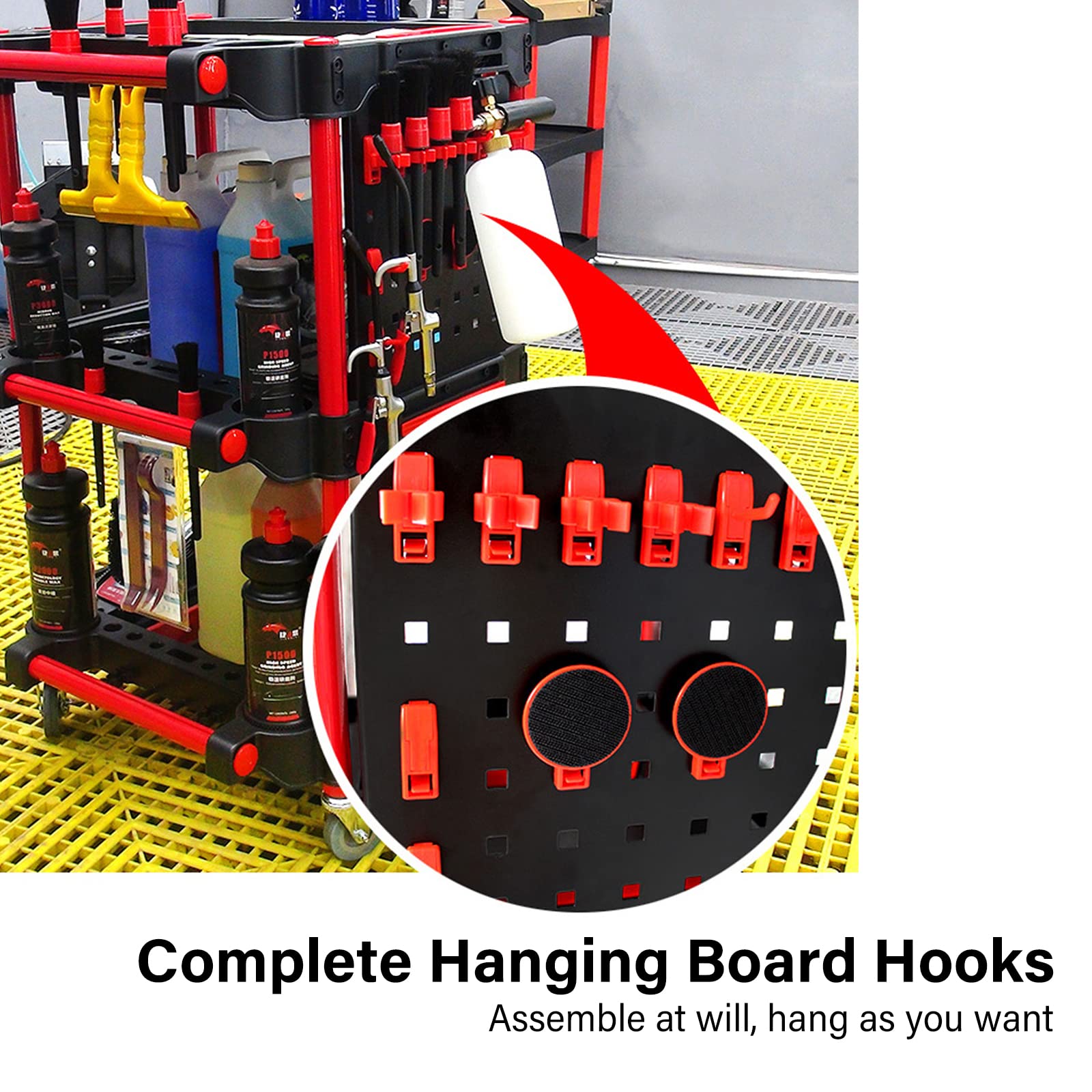 Carrito Organizador de Herramientas de Detallado de - Imagen 7