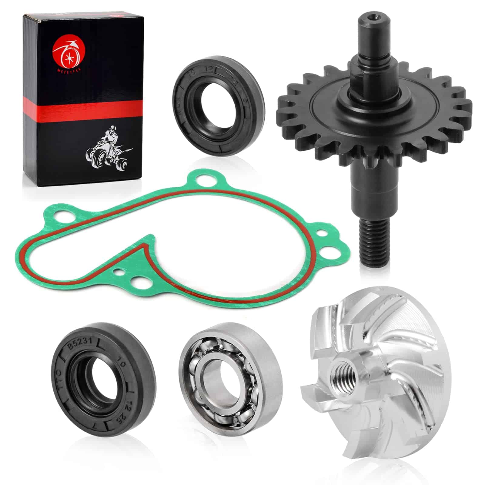 Kit de Reparación de Bomba de Agua IMPELLER con Eje