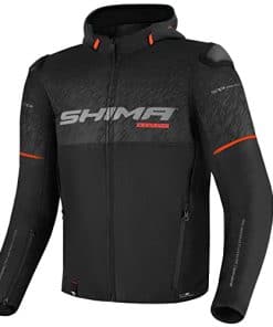 Chamarra de moto impermeable SHIMA DRIFT+ con capucha para
