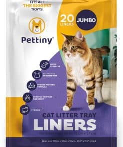 Forros para bandeja de arena para gatos Jumbo con cordones