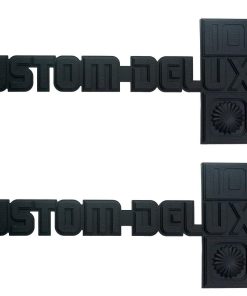 Par de Insignias 3D de Emblema de Lujo Personalizado 10