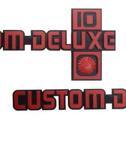 Par de insignias 3D de emblema personalizado Deluxe 10