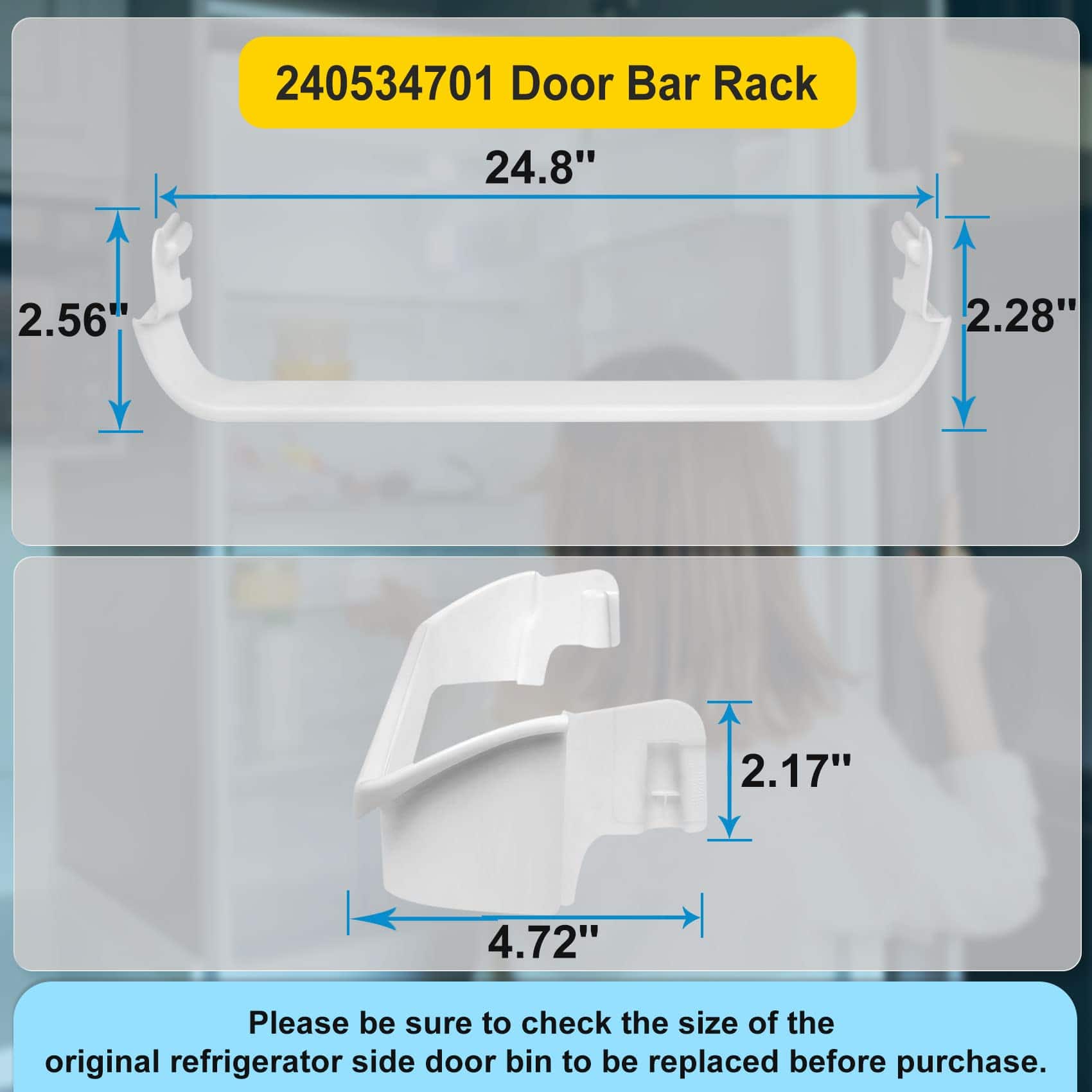 Bandeja de Puerta 240534701 Actualizada Compatible con - Imagen 4