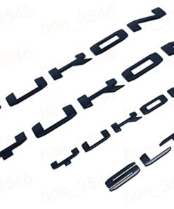 Kit de 4 piezas de Emblema de Letras Traseras de Puerta